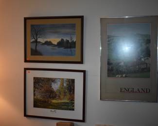 Loads of Mid-Century Art throughout this MCM House built in 1964.