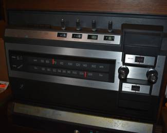 MCM Motorola Solid State Stereo Console with Turn Table, AM-FM Radio, AM-FM Log  and Tuners - A Beautiful Addition to you MCM Collection!