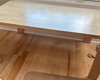 Table Desk with bowed legs 47w x 24d x 20”h $50