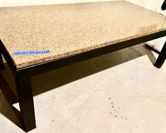 Granite Top Coffee Table w/ Metal Base
48w x 24d x 16”h $89
