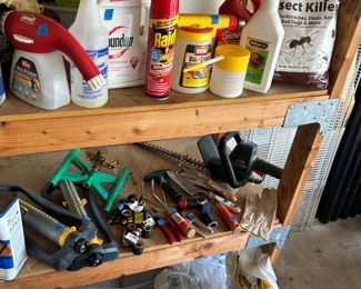 18” Electric Black & Decker hedge trimmer $30
Garden, handtools, and chemicals