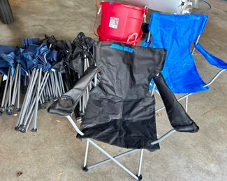 Simple travel outdoor folding chairs (no bag) w/ cupholder, $6 each, two for $10
19 available