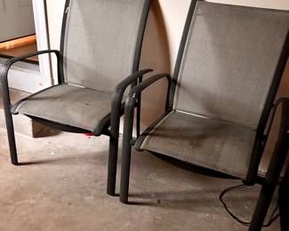 Outdoor Patio arm chairs$15 each; 5 available