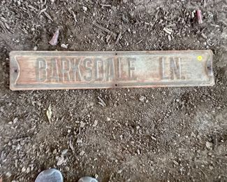 Barksdale Ln Sign