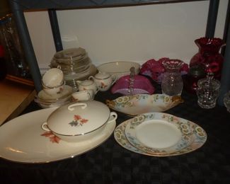 Set of Lenox, Cranberry, & misc