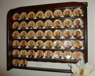Presidents on mini plates