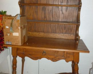 Vintage table w/hutch