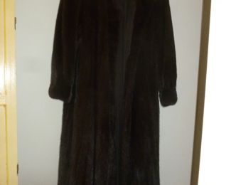Gorgeous full length mink coat