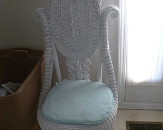 Cute wicker chair