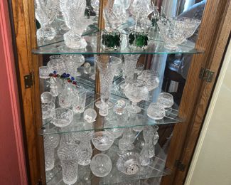 LOTS of Waterford and other crystal pieces, many like new