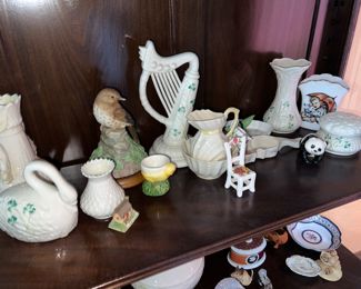 Lots of Irish Belleek so pretty!!!!