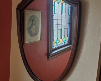 Gorgeous shield mirror