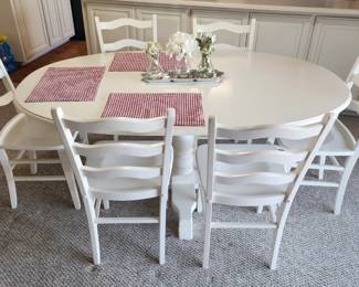 Farmhouse Table with 6 Chairs