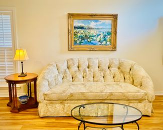 Custom upholstered sofa