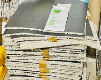 Carpet tiles that make a rug any shape