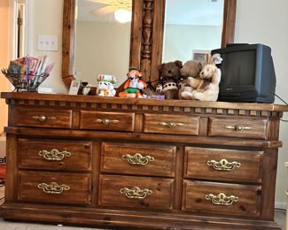 Vintage Dresser with Mirror