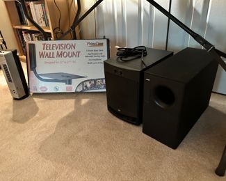 Bose 4 piece home audio surround sound