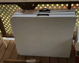 (6) folding table $30 each