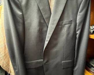 Lots of men's clothing.  Suits are 46T to 51T.  Other sizes are XL-3XL