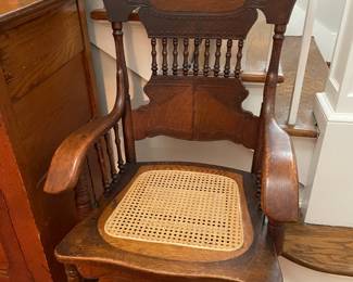 Cane bottom chair