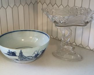 Chinese bowl, Dolphin compote