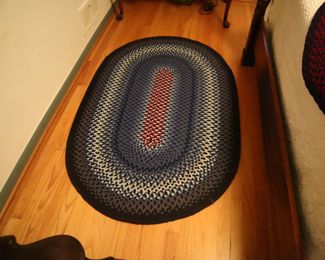 Several hooked rugs ($25)