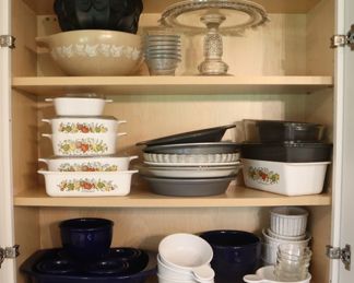 Kitchen ware, Pyrex ($25 each)