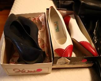 Saddle Liz Claiborne and 9 west pumps ($10)