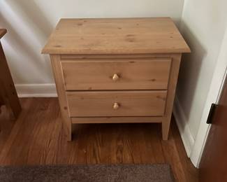 Two drawer nightstand