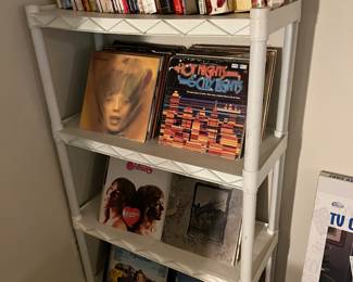 Large variety of albums and cookbooks.