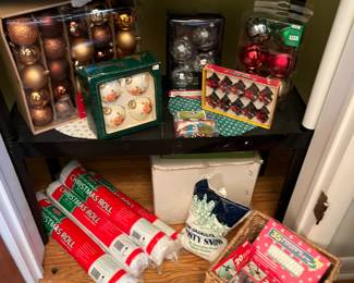 More Christmas ornaments.