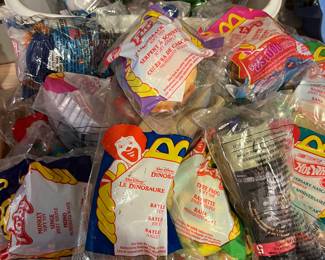 More McDonald’s value meal collectibles from the 80s.