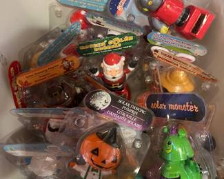 Vintage solar dancing figurines.