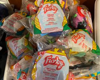 McDonald’s Furby collectibles.