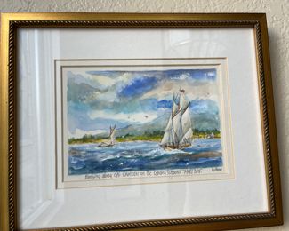 original coastal art - a whole collection from trips to Maine, Hilton Head, Savannah