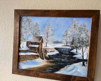 original water mill art