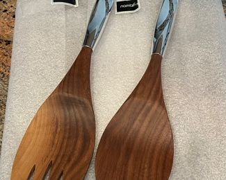 NEW Nambe salad servers (2 sets available)