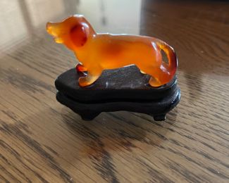 carnelian mini dachshund