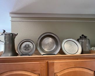 antique German pewter collection
