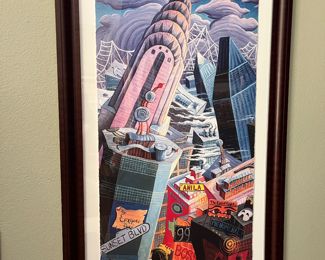 Numbered giclee - Kim Douglas Wiggins - "The New Yorker" Manitou Galleries, Santa Fe