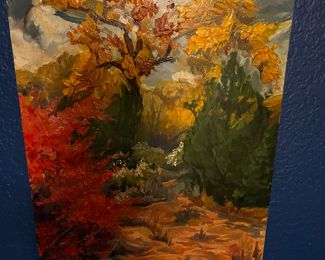 "Autumn Color Harvest" by Santa Fe artist Simone Silva original on canvas