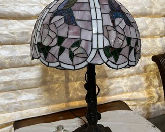 leaded glass lamp