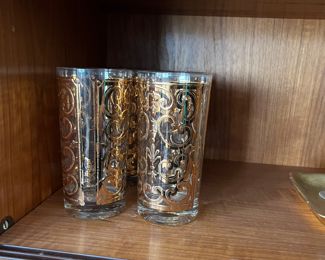 vintage Georges Briard glassware