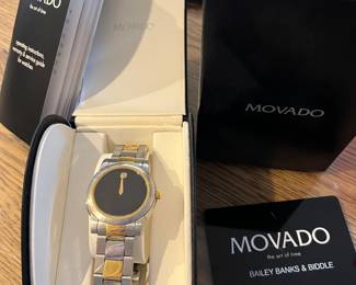 Movado Museum watch with original box