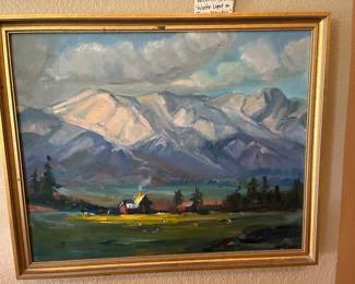 Original mountain painting