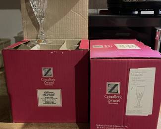 New in box German Zwiesel champagne flutes