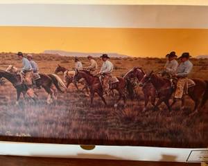 Gary Morton “Evening Commute” numbered print with COA from Cheyenne art show