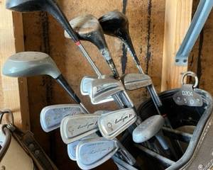 Vintage Ben Hogan golf clubs