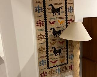 vintage weaving - floor lamps