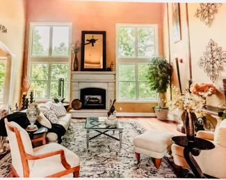 Quality Furniture, Decor, Area Rugs:
Century Couch, Chair/Ottoman 